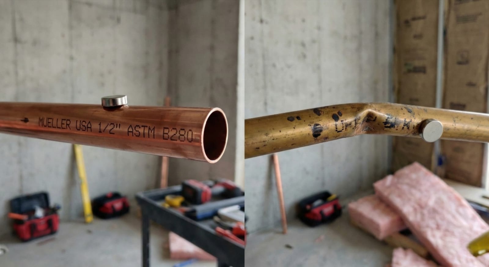 انواع مواسير النحاس الجيد والرديء