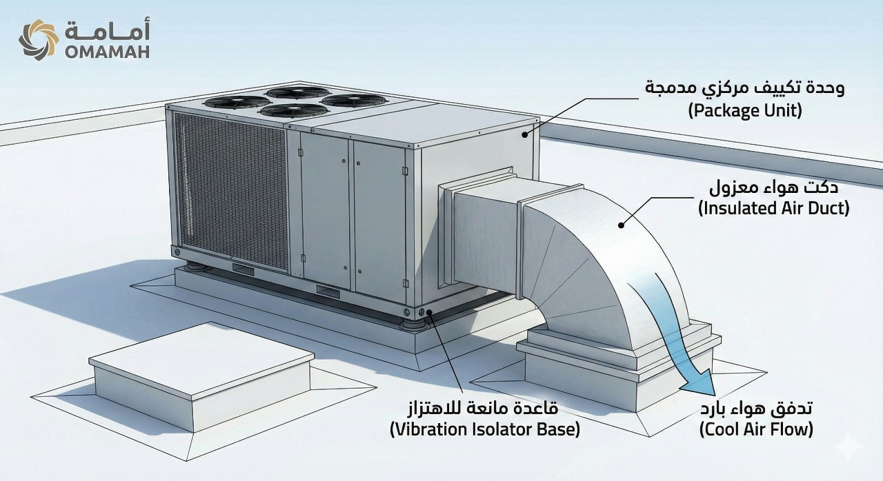 أنظمة التكييف المركزي المدمجة (Package Units)